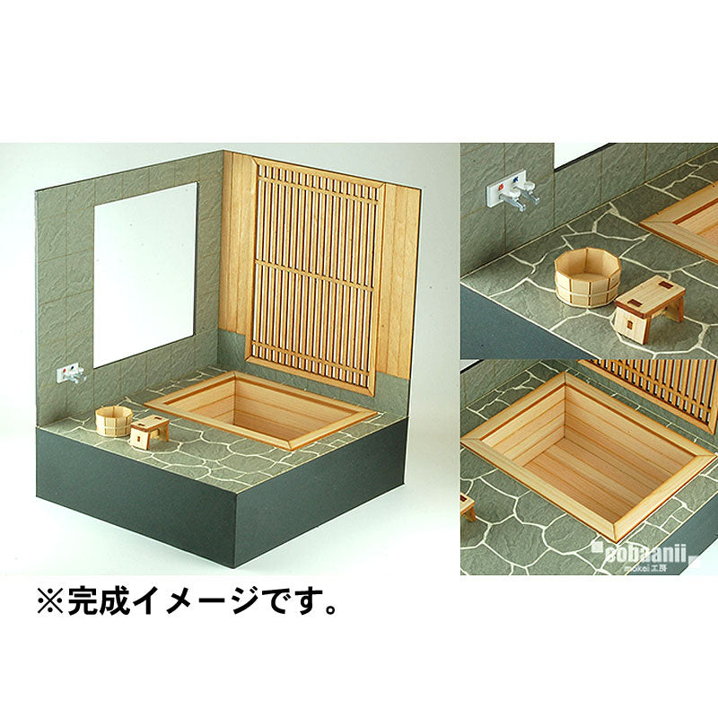 そ*ん様 Hibiki、The Tottori、Miyagikyo 3本セット Open-air bath made of Japanese cypress: Kobani unpainted kit 1:12