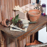A Certain Potting Shade : Up Far Field, Dollhouse art work 1:12-scale
