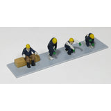Doll Set C [DL Worker] (4 pieces) : Almodel Finished product set HO (1:87) B5022