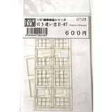 "Model" Sliding Window B-87 4pcs : IORI Workshop Unpainted Kit HO(1:87) 238