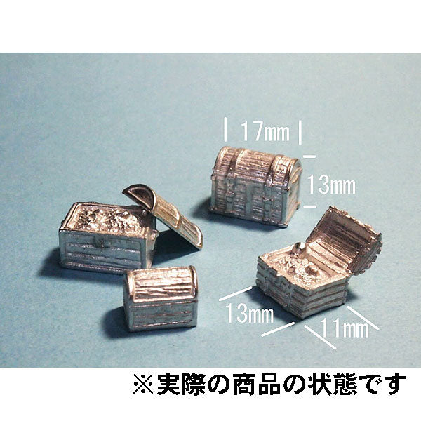 【希少】Treasures of Fantasy BOX Treasure Chest Set : Aurora Model Unpainted Kit O (1:48) - 1:35