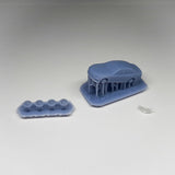 1016 Traffic Patrol Vehicle D: ONLY RED Unpainted Kit 1:150