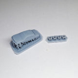 1017 Escort Vehicle A: ONLY RED Unpainted Kit 1:150