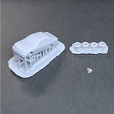 1022 Undercover Police Car B: ONLY RED Unpainted Kit 1:150