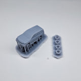 1031 Small Assault Vehicle A: ONLY RED Unpainted Kit 1:150
