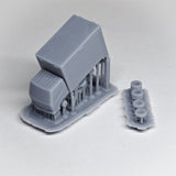 1053 Disaster Relief Supply Truck Type III-A: ONLY RED Unpainted Kit 1:150