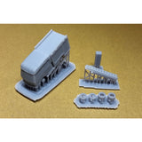 2001 年高顶泵车：仅红色未上漆套件 1:150