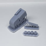 2014 High-Roof Pump Truck B: ONLY RED Unpainted Kit 1:150
