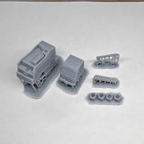 2017 Bus-Type Rescue Vehicle A: ONLY RED Unpainted Kit 1:150