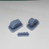4003 Jin Kai Car A: ONLY RED Unpainted Kit 1:150