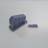 4006 Ultra-Low-Floor Compact Route Bus A: ONLY RED Unpainted Kit 1:150