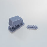 4007 Delivery Van Type B: ONLY RED Unpainted Kit 1:150