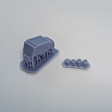 4008 Bottle Car A: ONLY RED Unpainted Kit 1:150