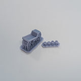 4009 Dump Truck A: ONLY RED Unpainted Kit 1:150