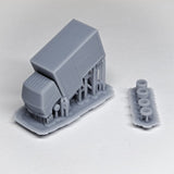 4011 Cash Transport Vehicle A: ONLY RED Unpainted Kit 1:150