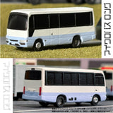 4024 Long Minibus (No Grille, Swing Doors, Trunk): ONLY RED Unpainted Kit 1:150