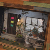 Stained Glass Entrance (Mosaic Frame) In Frame : Nobuko Kameda Pre-painted Non-scale