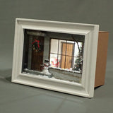 Snowy Christmas "The Blue House" in frame : Nobuko Kameda, painted, non-scale