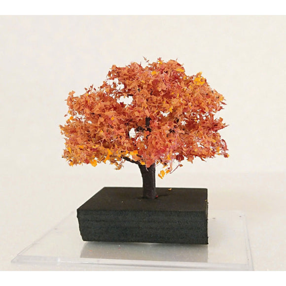 Autumn leaves Orange approx. 6cm 1piece : Kigusa BUNKO Finished Product - Non-scale M3