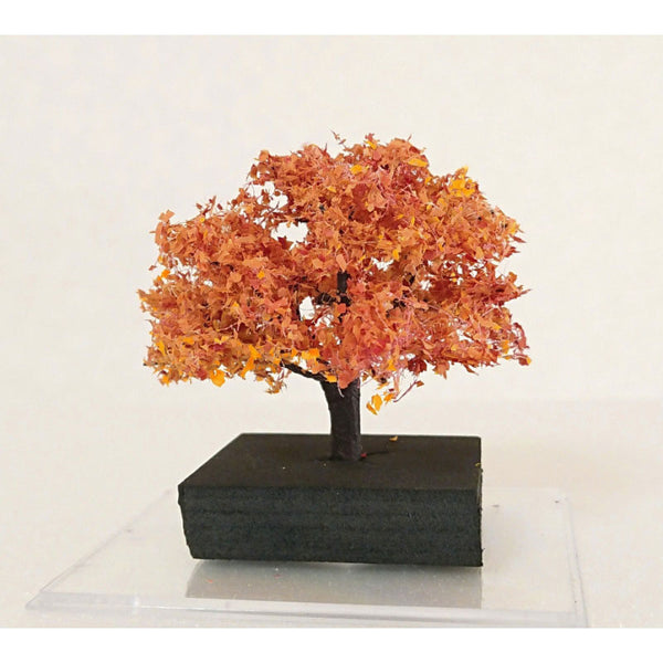 Autumn leaves Orange approx. 6cm 1piece : Kigusa BUNKO Finished Product -  Non-scale M3