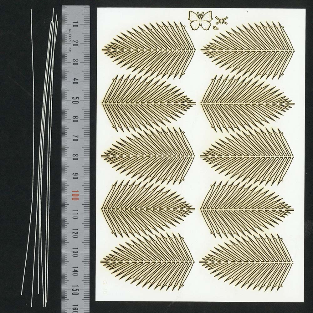 areca palm scale Areca palm: Wako material 1:12 G-10 – Sakatsu Global