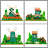 Miniatuart mini [Tulip and Windmill] : Sankei Kit Non-scale MP05-02