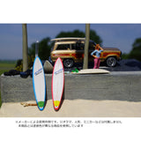 [型号] 42. Surfboard L A-White Long Gun Board Set - 2 件 : Green Art - 成品 1:43 2006-LAW
