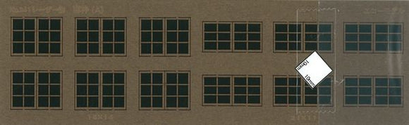 Window frame: Laser cut out (A): Echo model unpainted kit HO (1:80) 241