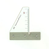 Right Angle Cut Ruler Mini Plus (with scale) Right : Kamineko@Style Tool Part No. 001