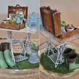 Glass Dome Garden : Chizuko Sato Sugarhouse Painted 1:12 Scale