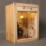 Scenery with Kitchen Stove : Chizuko Sato Sugarhouse Painted 1:12 Scale