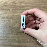 Road Stamp: Left turn arrow (left turn arrow for going straight ahead): DioramaBox Stamp: N (1:150)