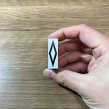 Road Stamp with crosswalk (with crosswalk or bicycle crossing zone): DioramaBox Stamp N (1:150)