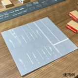 Road Stamp Bus Stop :DioramaBox Stamp N(1:150)