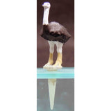 Miniature Ostrich for gardening diorama : Icom Pre-Painted Non-Scale GM30