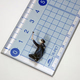 064-00015 JNR steam locomotive crew - engineer inspecting : Tiny Tales - Pre-Colored 1:64