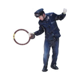 064-00019 JNR Steam Locomotive Crew - Assistant Engineer holding Tablet Carrier : Tiny Tales - Pre-Colored 1:64