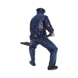 080-00018 JNR steam locomotive crew - assistant engineer casting coal : Tiny Tales - Pre-Colored 1:80