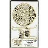 Iron table and 2 chairs (white): Cobani unpainted kit 1:12 IF-004