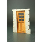 European house door C: Cobani unpainted kit 1:35 FS-015