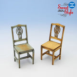 椅子套装 A 2pcs: Cobani 未上漆套件 1:24 ss-002