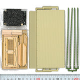 日本柏树桌椅套装：Cobani Unpainted Kit 1:12 比例 WZ-008