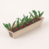 Miniatures in Clay: Harvestable Small Vegetable Garden 2 - Radish: 1:6 scale kit by Vogue Japan