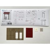 Gate at the Entrance to an Alley (Set of 2): Baioudou N (1:150) Pre-painted Kit AC-005-15C