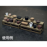 Gardening Stand 4 sets : Baioudou HO(1:83) Pre-colored Kit AC-064-83C