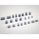 Plant pot set, 23 pieces : Baioudou HO(1:83) pre-colored kit AC-065-83U