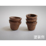 Plant pot set, 23 pieces : Baioudou HO(1:83) pre-colored kit AC-065-83U