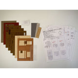 3 casas en raya arquitectura letrero C Color Ver.: Baioudou HO (1:87) kit prepintado ST-005-87C