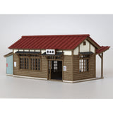 Small Wooden Country Train Station: Baioudou N (1:150) Pre-painted Kit ST-042-15C