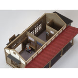 Small Wooden Country Train Station: Baioudou N (1:150) Pre-painted Kit ST-042-15C